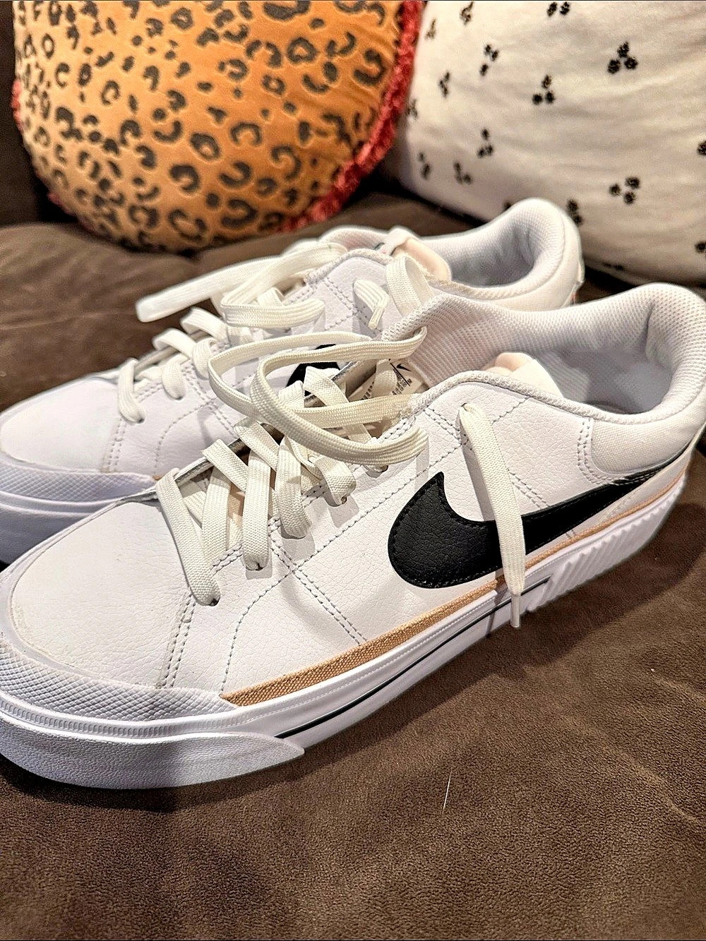 Nike Court Legacy Lift White & Black Sneakers